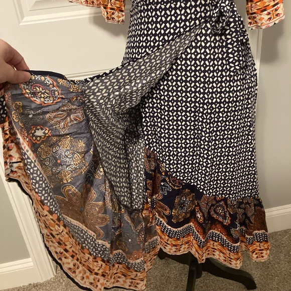 Suzanne Betro Hi-Low wrap dress - Picture 8 of 16